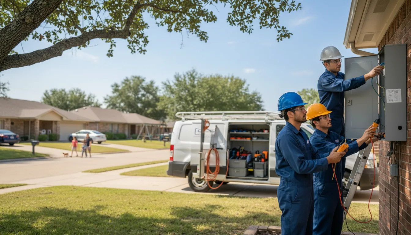 Certified electrician providing emergency electrical services in Fenwick, WV